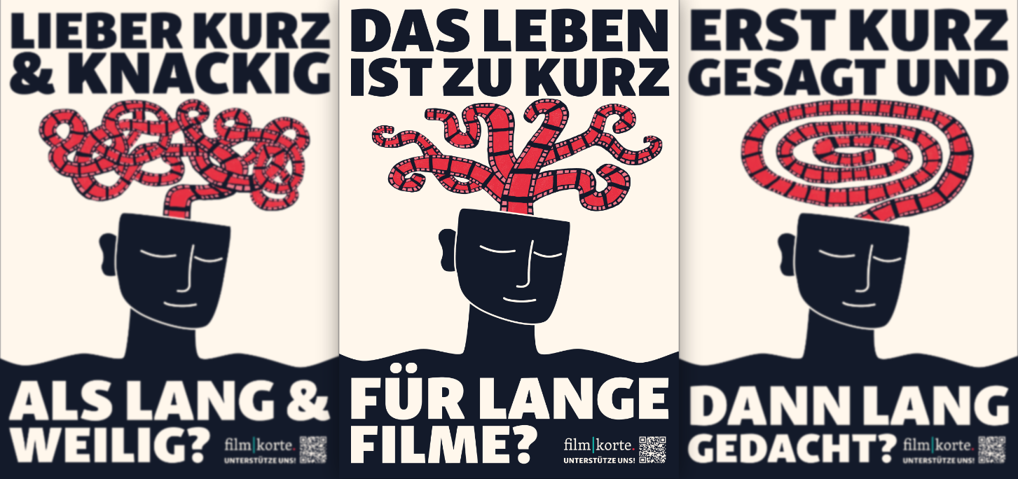 Plakatreihe für filmkorte e.V. 