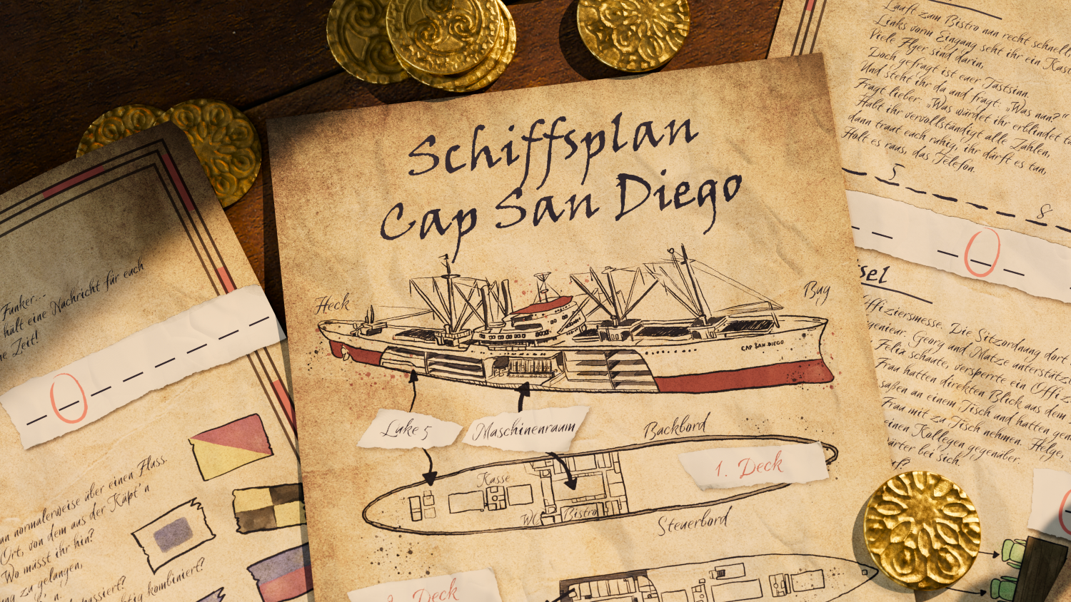 Rätseljagd der Cap San Diego